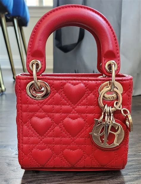 heart dior bag|lady dior heart bag.